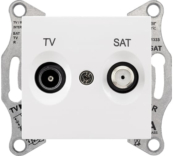 Розетка TV/SAT Systeme Electric Sedna Бел оконечная 1dB SE SDN3401621