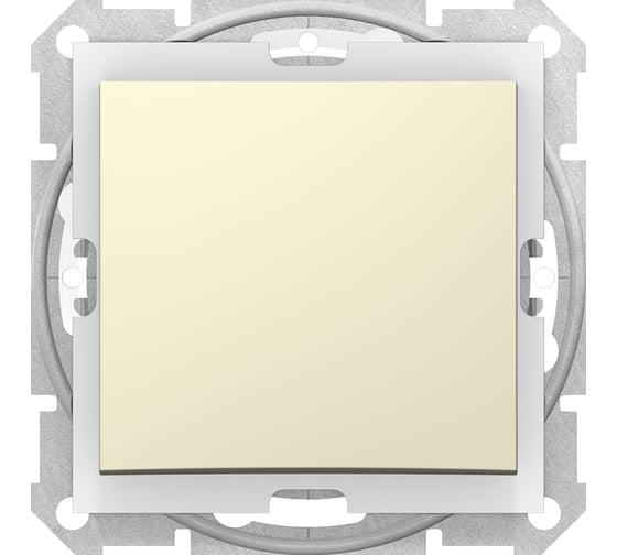 1-клавишный выключатель Systeme Electric Sedna Беж 10 А, IP44 SE SDN0100347