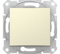 1-клавишный кнопочный выключатель Systeme Electric Sedna Беж 10 А SE SDN0700147