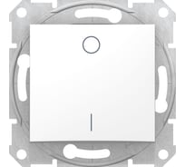 1-клавишный выключатель Systeme Electric Sedna Бел 10A SE SDN0200121