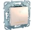 1-клавишный выключатель Systeme Electric Unica Беж 16A с подсветкой MGU5.262.25SZD 1