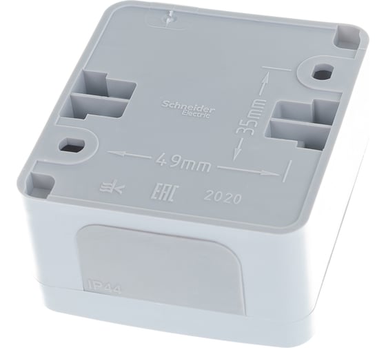 1-клавишный выключатель Systeme Electric ОП Этюд 10А IP44 сер. SchE BA10-041C