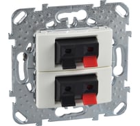 Аудиорозетка Systeme Electric Unica Беж 2-ая MGU5.8787.25ZD