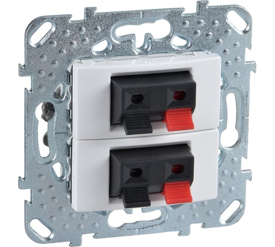 Аудиорозетка Systeme Electric Unica белая MGU5.8787.18ZD 1