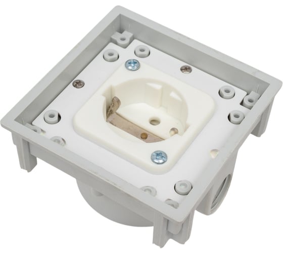 Розетка SCHUKO ABL, термопласт, 2 кабельных ввода с резьбой, IP41 1471601