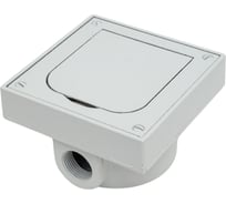 Двойная розетка ABL SCHUKO, IP41, 16A 2P+E, серый 1632490