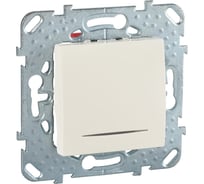 1-клавишный кнопочный выключатель Systeme Electric Unica Беж с/п MGU5.206.25NZD