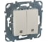 Кнопка жалюзийная Systeme Electric Unica Беж MGU5.207.25ZD 1