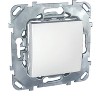 1-клавишный кнопочный выключатель Systeme Electric Unica Бел MGU5.206.18ZD