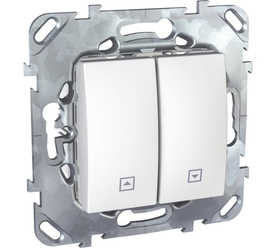 Жалюзийный выключатель Systeme Electric Unica Бел MGU5.208.18ZD