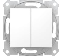 Механизм переключателя Systeme Electric 2-кл. Sedna белый SchE SDN0600121