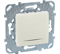 Перекрестный 1-клавишный переключатель Systeme Electric Unica Беж с подсветкой MGU5.205.25NZD