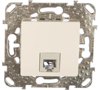Механизм телефонной розетки Systeme Electric 1хRJ-11-4вход СП UNICA беж. SchE MGU5.492.25ZD