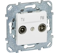 Розетка TV-FM Systeme Electric Unica Бел единственная MGU5.451.18ZD