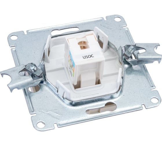 Механизм телефонной розетки Systeme Electric 1-м RJ11 GLOSSA беж. SchE GSL000281T