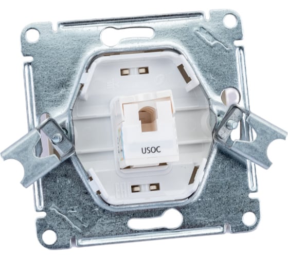 Механизм телефонной розетки Systeme Electric 1-м RJ11 GLOSSA беж. SchE GSL000281T