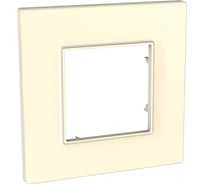Рамка 1-ая Systeme Electric Unica Quadro Бежевый MGU2.702.25