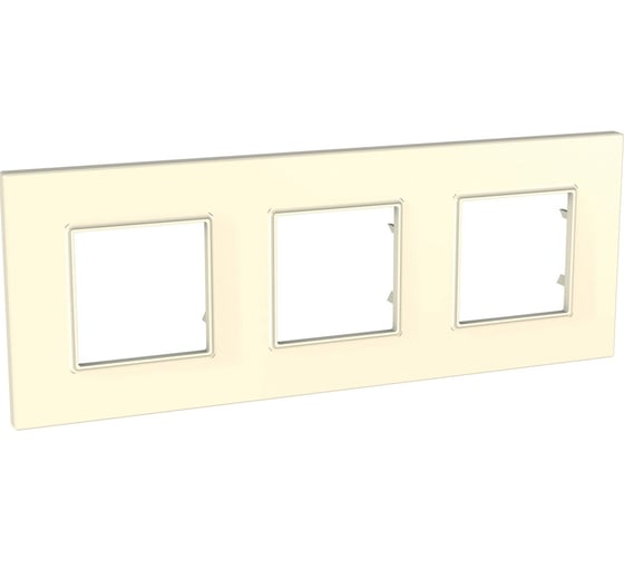 Рамка 3-ая Systeme Electric Unica Quadro Бежевый MGU2.706.25 1