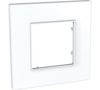 Рамка 1-ая Systeme Electric Unica Quadro Белый MGU2.702.18