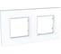 Рамка 2-ая Systeme Electric Unica Quadro Белый MGU2.704.18 1
