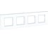 Рамка 4-ая Systeme Electric Unica Quadro Белый MGU2.708.18 1