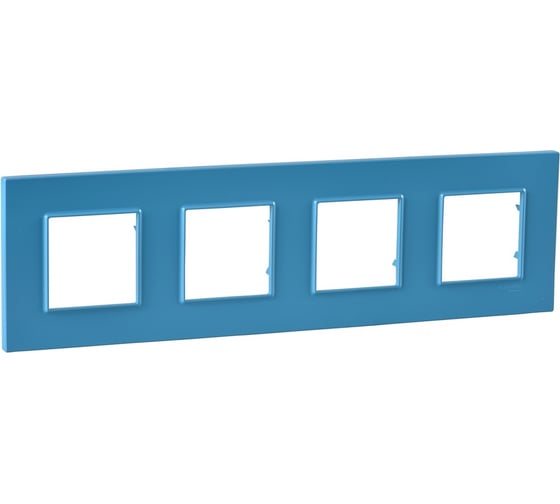 Рамка 4-ая Systeme Electric Unica Quadro Голубика MGU4.708.26 1