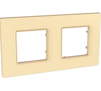 Рамка 2-ая Systeme Electric Unica Quadro Карамель MGU4.704.36