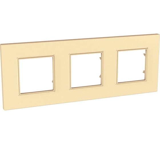 Рамка 3-ая Systeme Electric Unica Quadro Карамель MGU4.706.36 1