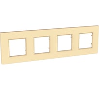 Рамка 4-ая Systeme Electric Unica Quadro Карамель MGU4.708.36