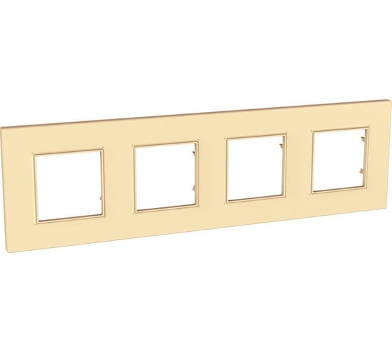 Рамка 4-ая Systeme Electric Unica Quadro Карамель MGU4.708.36 1