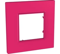 Рамка 1-ая Systeme Electric Unica Quadro Малина MGU4.702.27