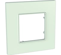 Рамка 1-ая Systeme Electric Unica Quadro Матовое стекло MGU2.702.17