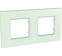 Рамка 2-ая Systeme Electric Unica Quadro Матовое стекло MGU2.704.17