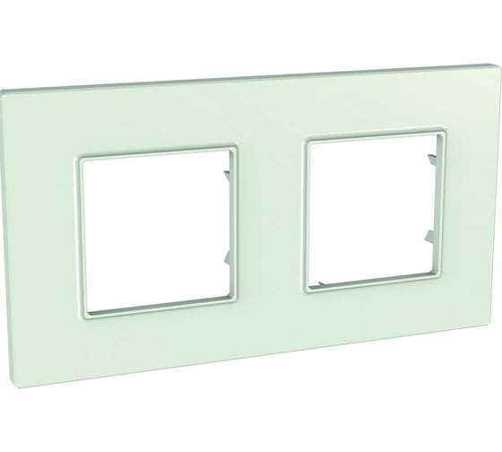 Рамка 2-ая Systeme Electric Unica Quadro Матовое стекло MGU2.704.17 1