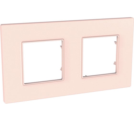 Рамка 2-ая Systeme Electric Unica Quadro Розовый жемчуг MGU4.704.37 1