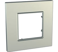 Рамка 1-ая Systeme Electric Unica Quadro Титан MGU6.702.57