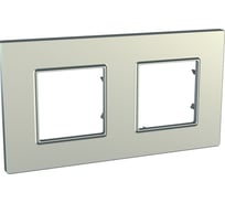 Рамка 2-ая Systeme Electric Unica Quadro Титан MGU6.704.57