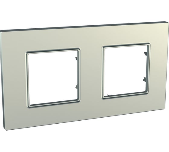 Рамка 2-ая Systeme Electric Unica Quadro Титан MGU6.704.57