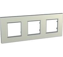 Рамка 3-ая Systeme Electric Unica Quadro Титан MGU6.706.57