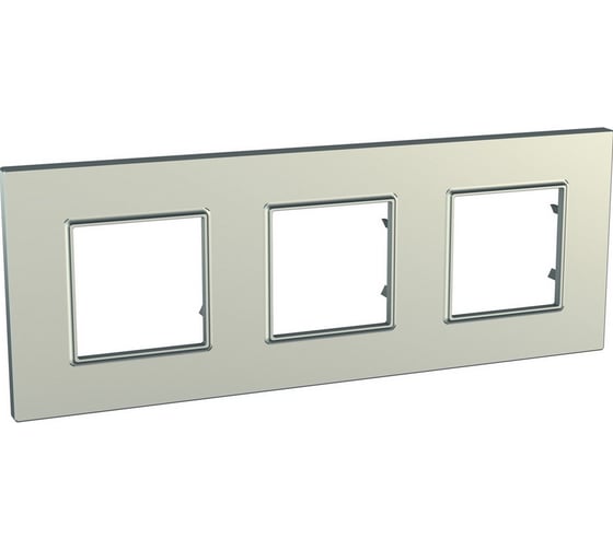 Рамка 3-ая Systeme Electric Unica Quadro Титан MGU6.706.57 1