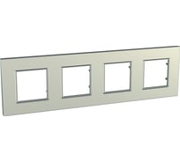 Рамка 4-ая Systeme Electric Unica Quadro Титан MGU6.708.57