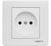 Розетка Metronex Electric Palermo одинарная без заземления F00040102BEL