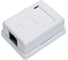 Настенная розетка, 1 порт, cat.5e (класс d), 100мгц, rj45/8p8c Ripo белая 003-500001 3