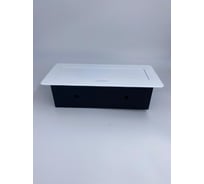 Встраиваемая выдвижная розетка для столешницы с usb Inrior TORO-88-10