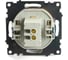Механизм 2-местной usb розетки STEKKER 250в, 2,1а, серия катрин, золото, gls10-7115-08, 49229 10