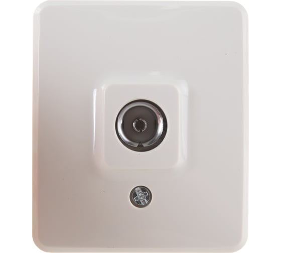 Розетка TV ЭРА 11-3201-02 одиночная, ОУ, IP20, Эксперт, слоновая кость Б0020725