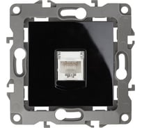 Информационная розетка ЭРА 12-3107-06 RJ45, IP20, 12, чёрный Б0014728