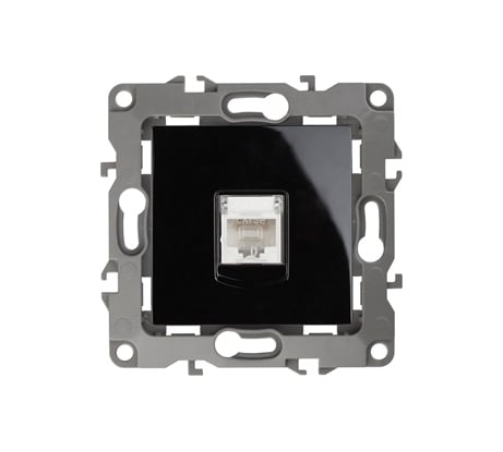 Информационная розетка ЭРА 12-3107-06 RJ45, IP20, 12, чёрный Б0014728