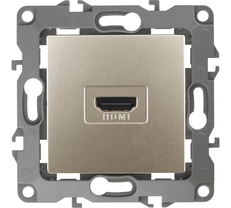 Розетка ЭРА 12-3114-04 HDMI, IP20, 12, шампань Б0027484