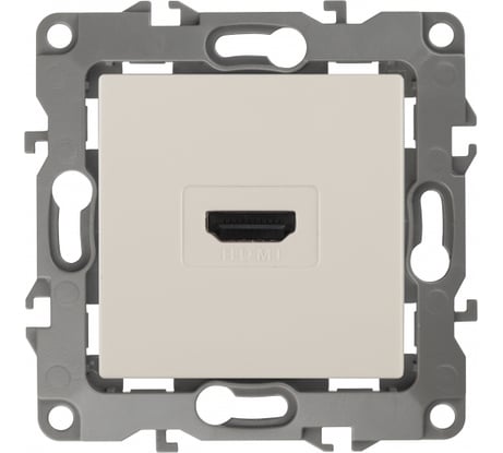 Розетка ЭРА 12-3114-02 HDMI, IP20, 12, слоновая кость Б0027482